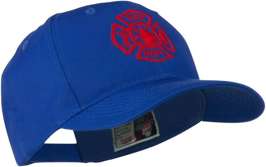 Fire Dept Maltese Cross Embroidered Cap