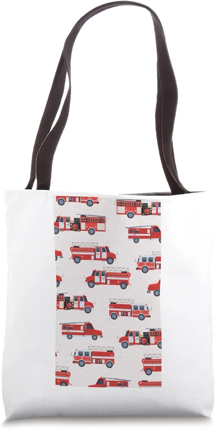 Fire Engine Tote Bag