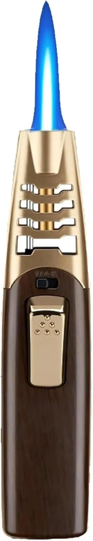 Fire Torch Lighter, Blaze Butane Torch Lighter, Refillable Butane Torch Lighter, Adjustable Flame Bright Fire Windproof Lighter (E2)