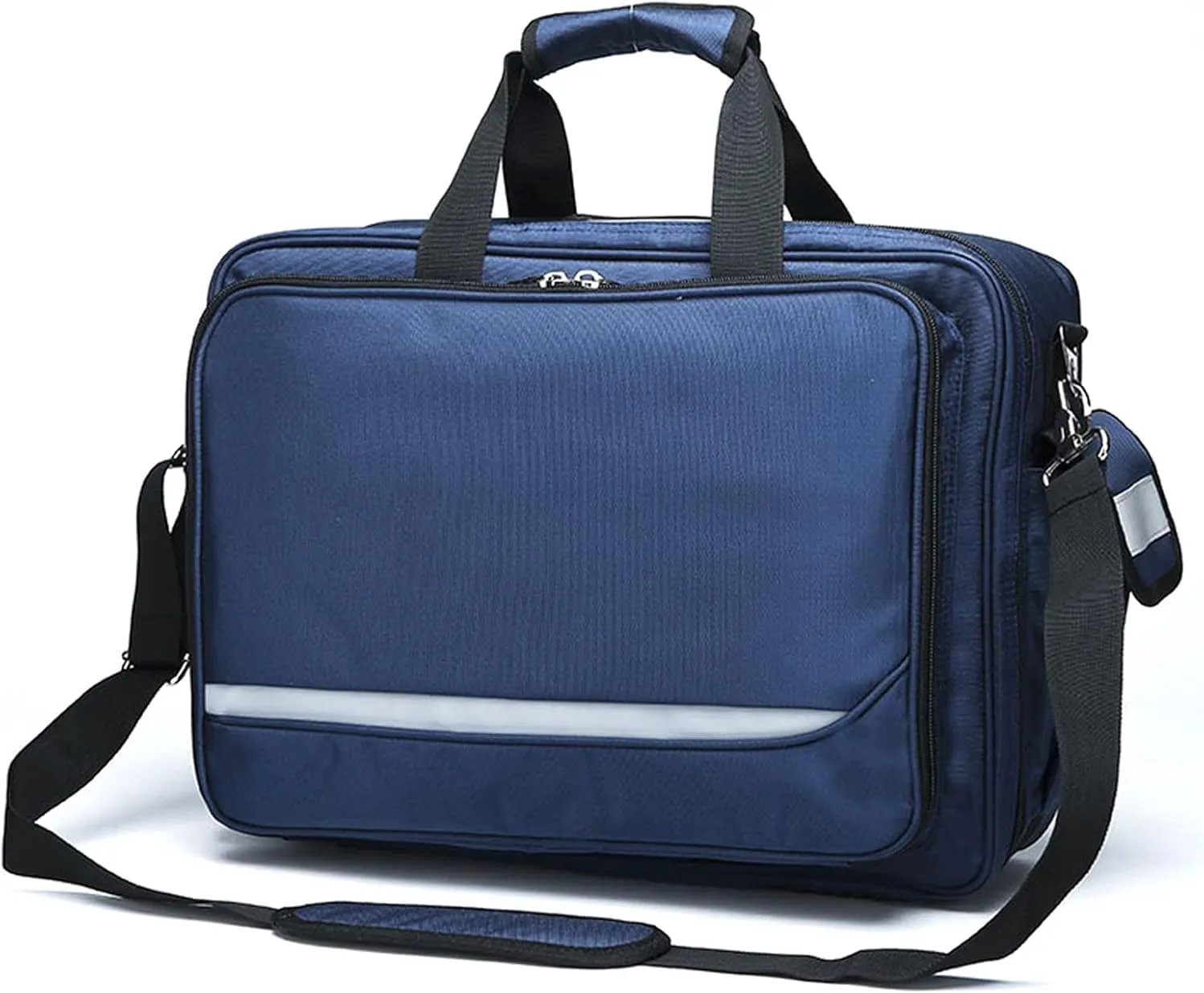 First Aid Backpack Bag Empty Emergency Red First Aid Medical Backpacks Large-Capacity Emergency Rescue Kit(Blue)