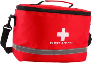 First Aid Bag Emergency Kit Compact for Outdoor Cylinder Shape for Travel Random Color