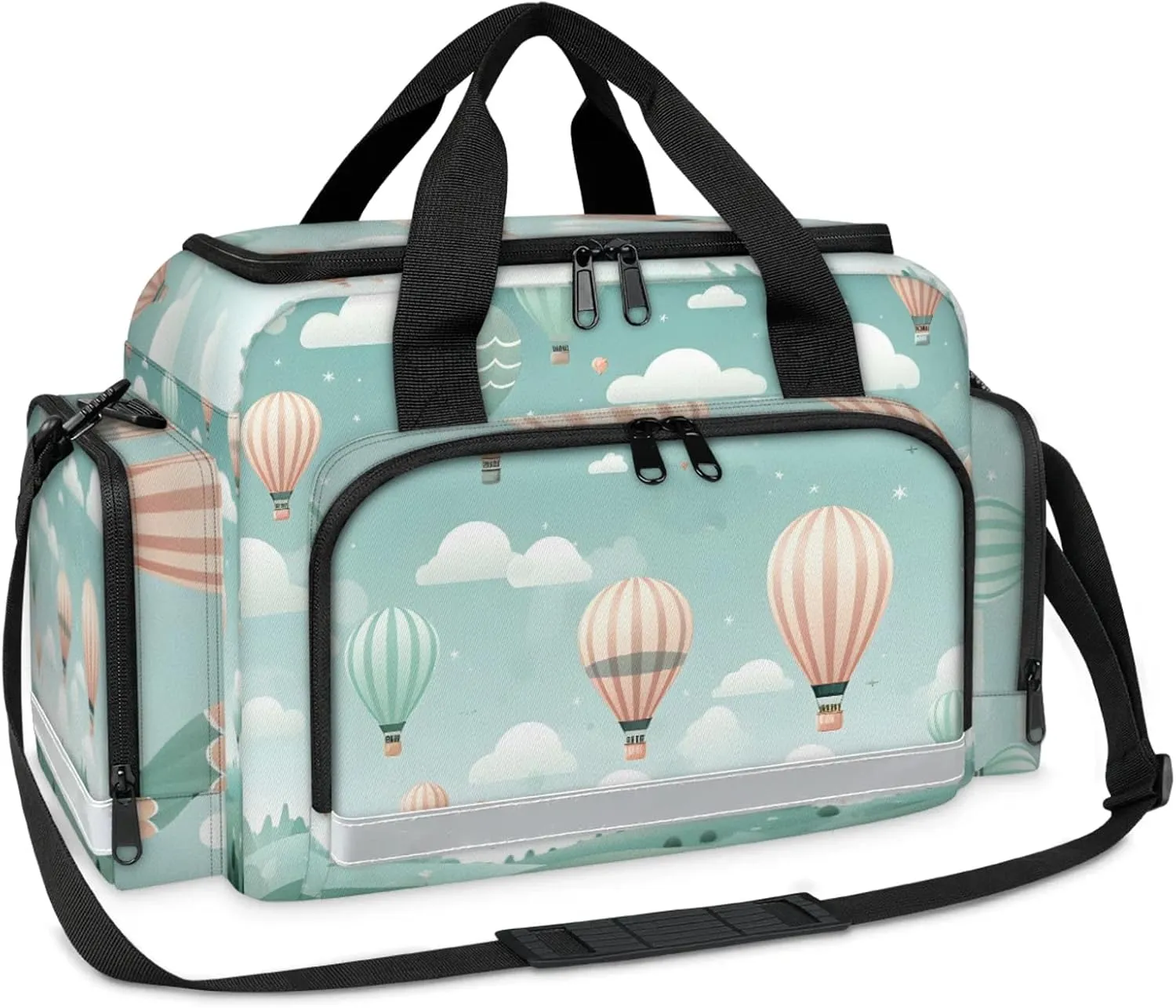 First Aid Bags Empty, Air Balloon Emergency Bag First Aid Kit Multiple Compartment Kit Carrier On Call Trauma Bag For Paramedics Emergency Medical Supplies Kit