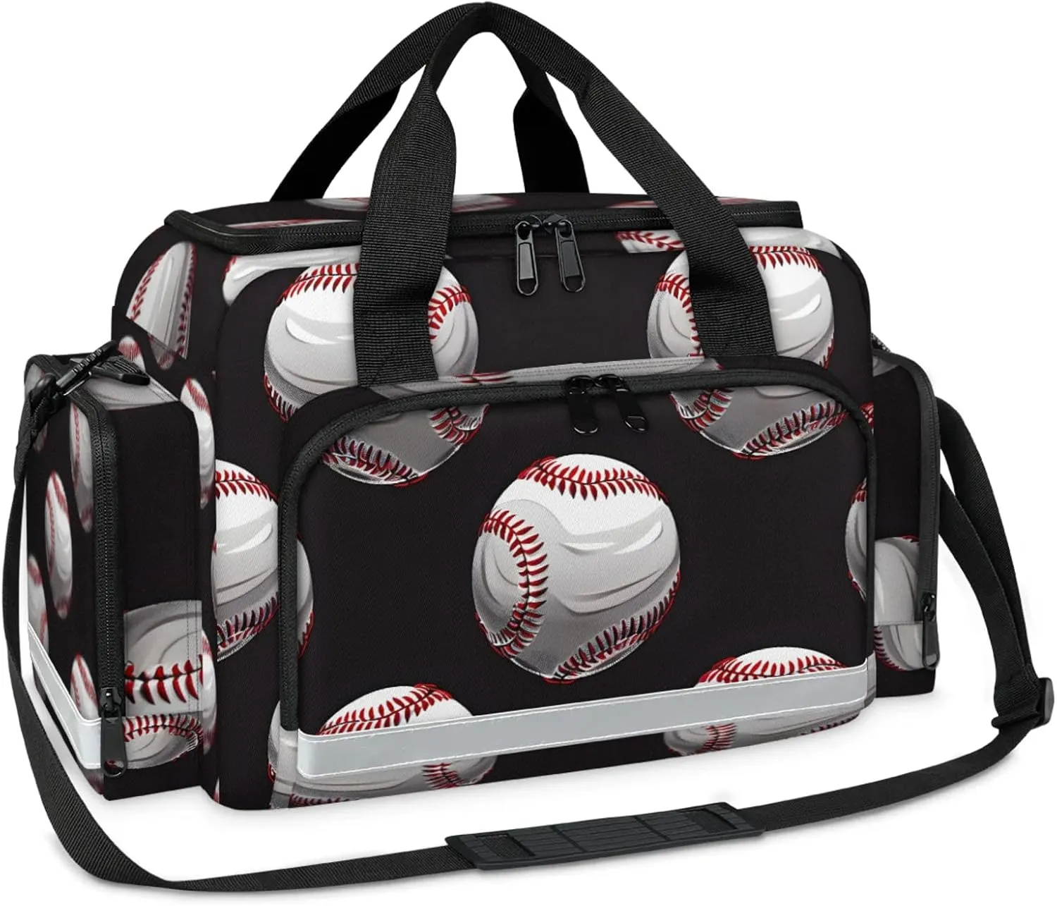 First Aid Bags Empty, Bright Baseball Emergency Bag First Aid Kit Multiple Compartment Kit Carrier On Call Trauma Bag For Paramedics Emergency Medical Supplies Kit