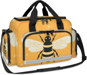 First Aid Bags Empty, Buzzing Bee Emergency Bag First Aid Kit Multiple Compartment Kit Carrier On Call Trauma Bag For Paramedics Emergency Medical Supplies Kit