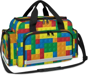 First Aid Bags Empty, Colorful Plaids Emergency Bag First Aid Kit Multiple Compartment Kit Carrier On Call Trauma Bag For Paramedics Emergency Medical Supplies Kit
