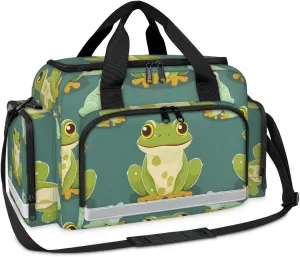 First Aid Bags Empty, Croaking Frog Emergency Bag First Aid Kit Multiple Compartment Kit Carrier On Call Trauma Bag For Paramedics Emergency Medical Supplies Kit