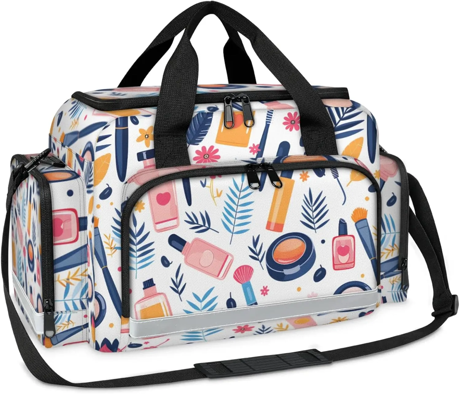 First Aid Bags Empty, Dreamy Flowers Emergency Bag First Aid Kit Multiple Compartment Kit Carrier On Call Trauma Bag For Paramedics Emergency Medical Supplies Kit