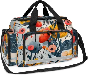 First Aid Bags Empty, Fantastic Flowers Emergency Bag First Aid Kit Multiple Compartment Kit Carrier On Call Trauma Bag For Paramedics Emergency Medical Supplies Kit
