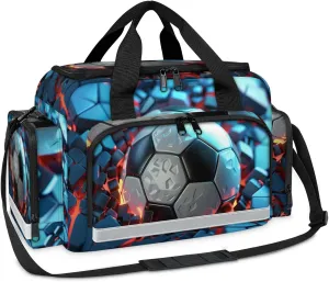 First Aid Bags Empty, Fire Footbals Emergency Bag Fire Soccer First Aid Kit Multiple Compartment Kit Carrier On Call Trauma Bag For Paramedics Emergency Medical Supplies Kit
