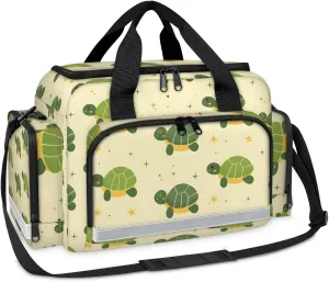 First Aid Bags Empty, Green Turtles Emergency Bag First Aid Kit Multiple Compartment Kit Carrier On Call Trauma Bag For Paramedics Emergency Medical Supplies Kit