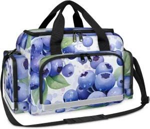 First Aid Bags Empty, Juicy Blueberries Emergency Bag First Aid Kit Multiple Compartment Kit Carrier On Call Trauma Bag For Paramedics Emergency Medical Supplies Kit