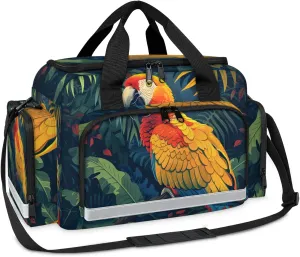 First Aid Bags Empty, Lovely Parrot Emergency Bag First Aid Kit Multiple Compartment Kit Carrier On Call Trauma Bag For Paramedics Emergency Medical Supplies Kit