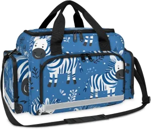 First Aid Bags Empty, Majestic Zebra Emergency Bag First Aid Kit Multiple Compartment Kit Carrier On Call Trauma Bag For Paramedics Emergency Medical Supplies Kit