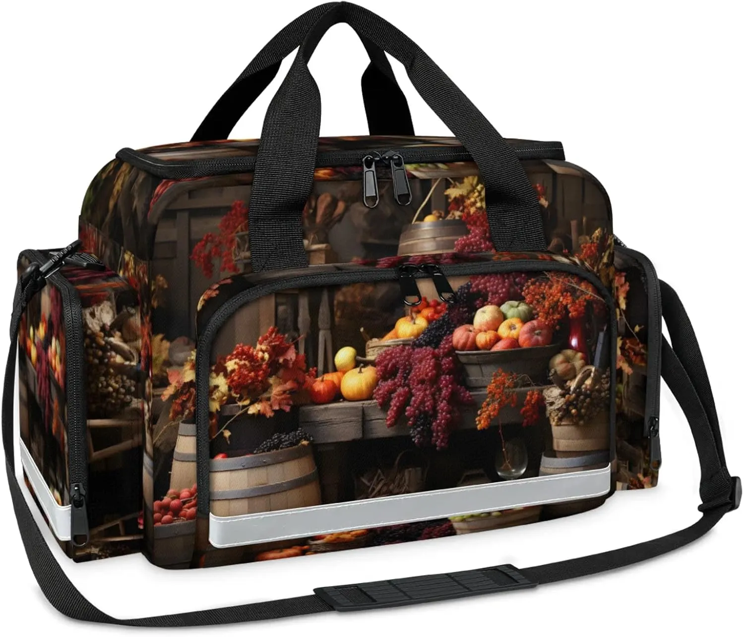 First Aid Bags Empty, Multiful Fruits Emergency Bag First Aid Kit Multiple Compartment Kit Carrier On Call Trauma Bag for Paramedics Emergency Medical Supplies Kit