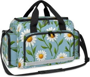 First Aid Bags Empty, Mystical Floral Emergency Bag First Aid Kit Multiple Compartment Kit Carrier On Call Trauma Bag For Paramedics Emergency Medical Supplies Kit