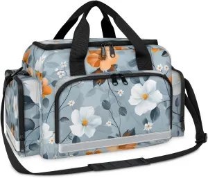 First Aid Bags Empty, Mystical Flower Emergency Bag First Aid Kit Multiple Compartment Kit Carrier On Call Trauma Bag For Paramedics Emergency Medical Supplies Kit