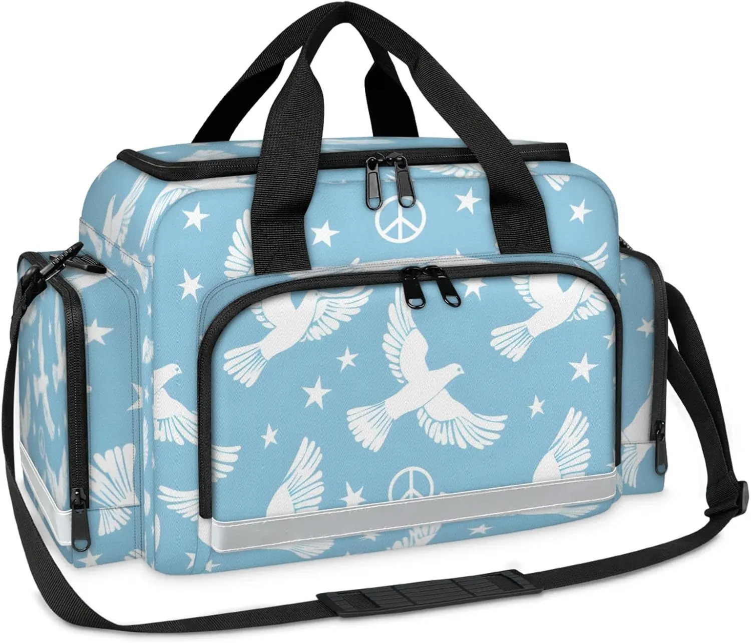 First Aid Bags Empty, Peace Emergency Bag Dove First Aid Kit Multiple Compartment Kit Carrier On Call Trauma Bag For Paramedics Emergency Medical Supplies Kit