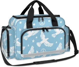 First Aid Bags Empty, Peace Emergency Bag Dove First Aid Kit Multiple Compartment Kit Carrier On Call Trauma Bag For Paramedics Emergency Medical Supplies Kit