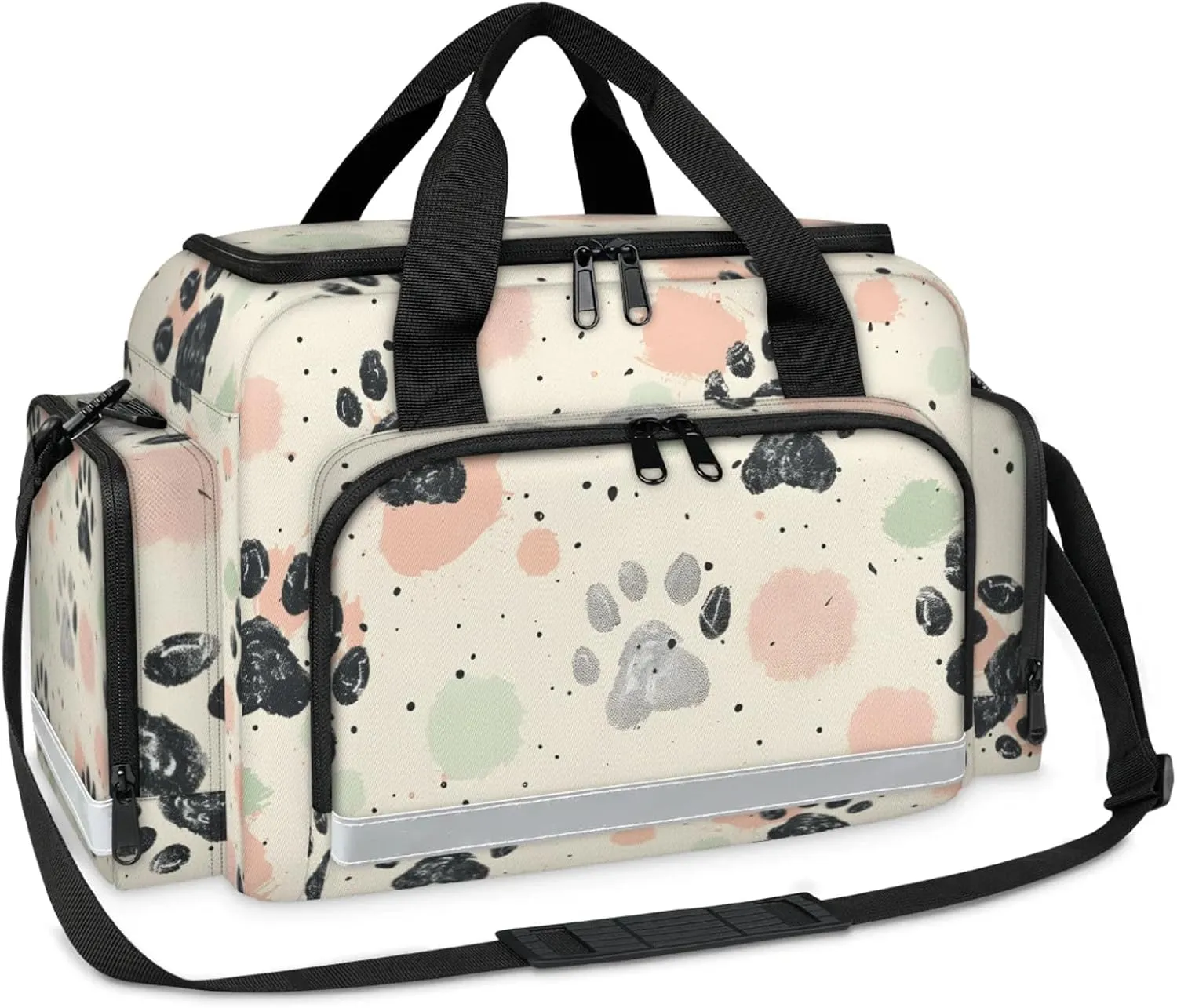 First Aid Bags Empty, Pet Dog Emergency Bag First Aid Kit Multiple Compartment Kit Carrier On Call Trauma Bag For Paramedics Emergency Medical Supplies Kit