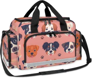 First Aid Bags Empty, Smart Dog Emergency Bag First Aid Kit Multiple Compartment Kit Carrier On Call Trauma Bag For Paramedics Emergency Medical Supplies Kit
