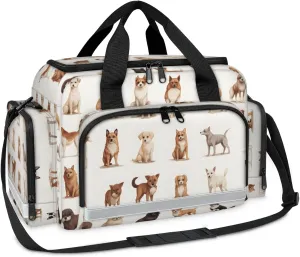 First Aid Bags Empty, Spotted Dog Emergency Bag First Aid Kit Multiple Compartment Kit Carrier On Call Trauma Bag For Paramedics Emergency Medical Supplies Kit