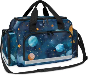 First Aid Bags Empty, Tranquil Starry Sky Emergency Bag First Aid Kit Multiple Compartment Kit Carrier On Call Trauma Bag For Paramedics Emergency Medical Supplies Kit