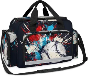 First Aid Bags Empty, Watercolor Baseball Emergency Bag First Aid Kit Multiple Compartment Kit Carrier On Call Trauma Bag For Paramedics Emergency Medical Supplies Kit