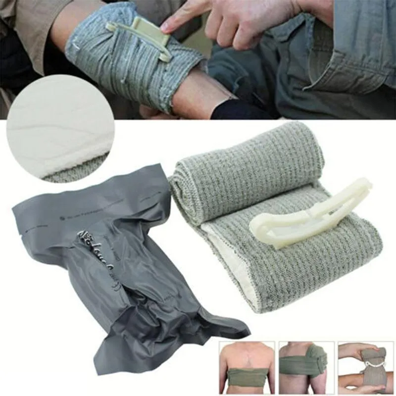 First Aid Bandage Trauma Israeli MedicalDressing Survive Support Strap Wrap Wound