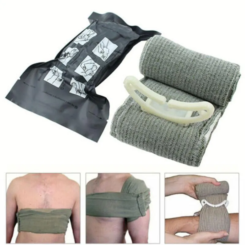 First Aid Bandage Trauma Israeli MedicalDressing Survive Support Strap Wrap Wound