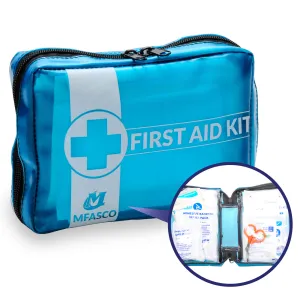 First Aid Kit 70 Piece Blue Transparent MFA