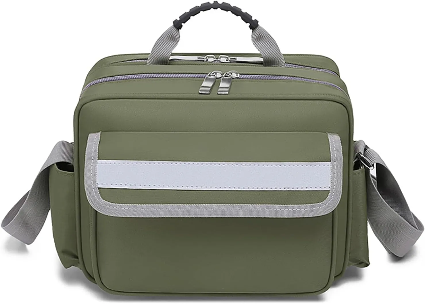 First Aid Kit Bag Empty, Travel Medical Bag Portable Pouch Medicine Bag Organizer Storage, Travel Emergency Kit for Home Outdoor Travel Camping Hiking Office Car(Green)