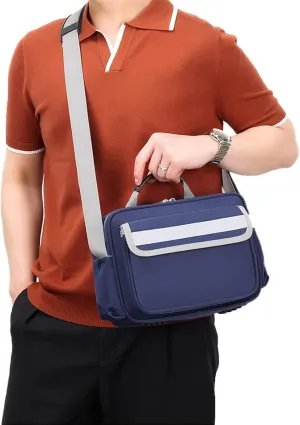 First Aid Kit Bag - First Responder Bag with Handle and Shoulder Strap for Home Care, Hospice Visit, Travel, or Emergency Event Empty
