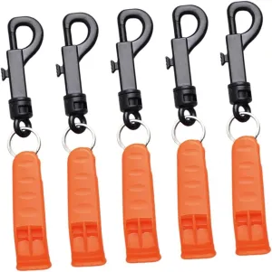 First Aid Whistle Set 10pcs Plastic Whistles Compact Lightweight for Hiking Camping Emergency Use