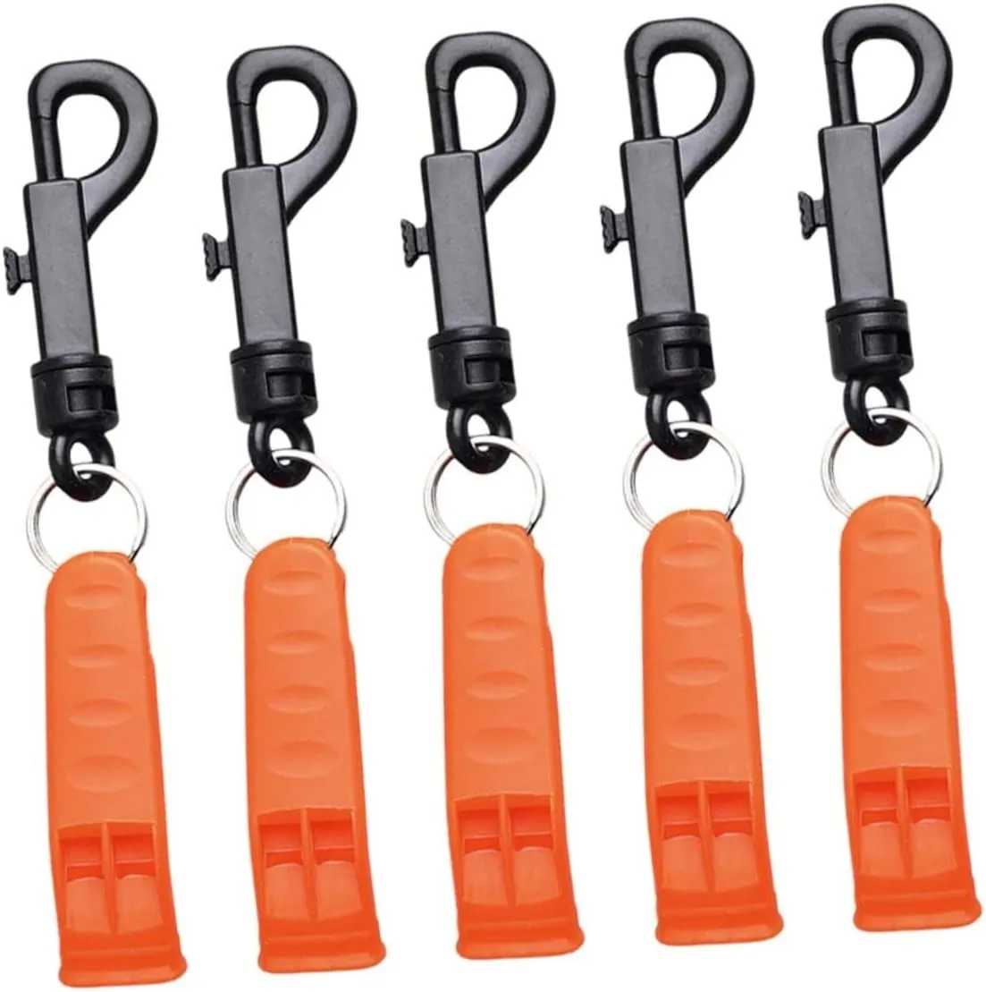First Aid Whistle Set 10pcs Plastic Whistles Compact Lightweight for Hiking Camping Emergency Use