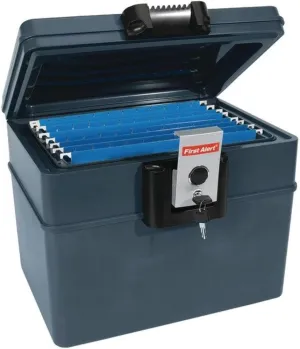 First Alert 2037F Water and Fire Protector File Chest, 0.62 Cubic Feet