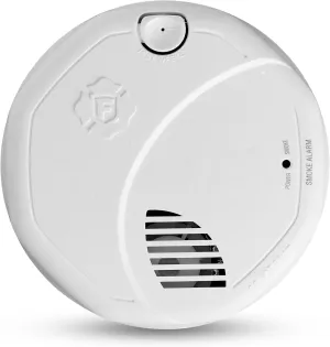 First Alert Smoke Alarm, 10-Year Sealed Battery Dual Sensor Detector with Test & Silence Button, SM310, 1-Pack