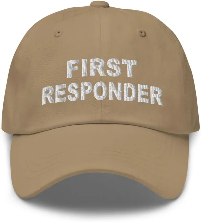 First Responder Baseball Cap EMS Emergency EFR Fire