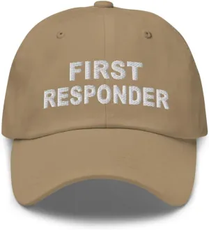 First Responder Baseball Cap EMS Emergency EFR Fire