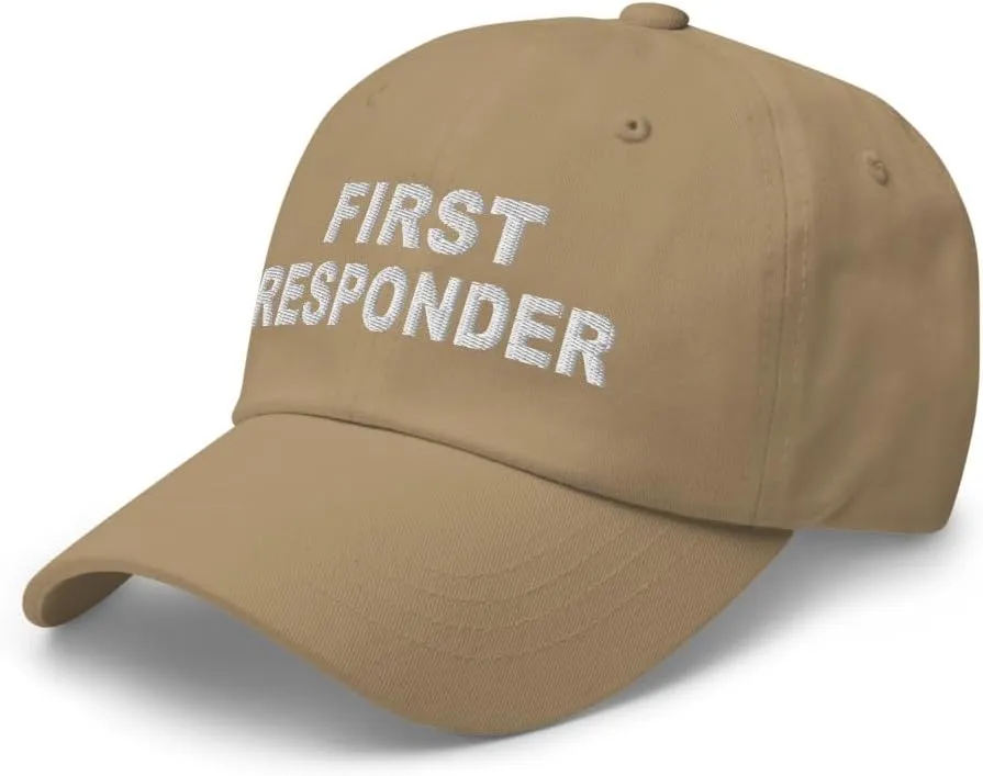 First Responder Baseball Cap EMS Emergency EFR Fire