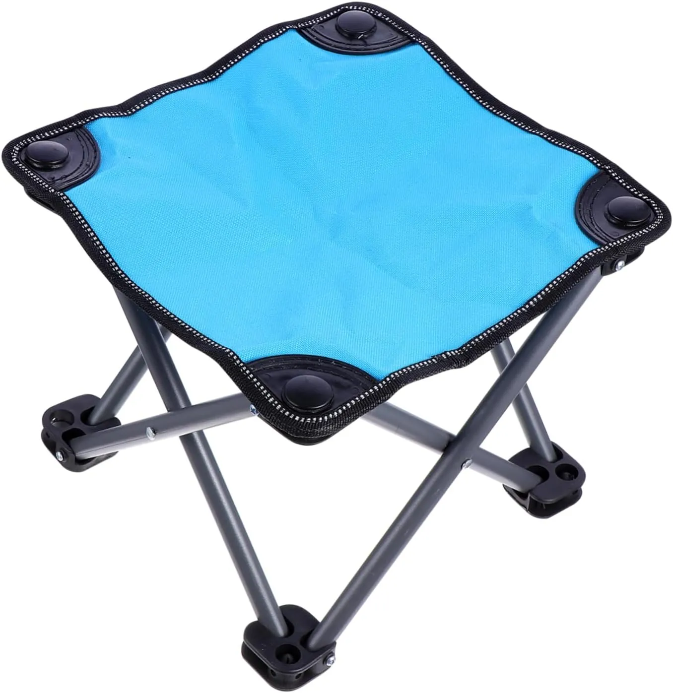 Fishing Portable Stool Oxford Cloth Chair Folding Non-Slip Strong Metal Compact Storage