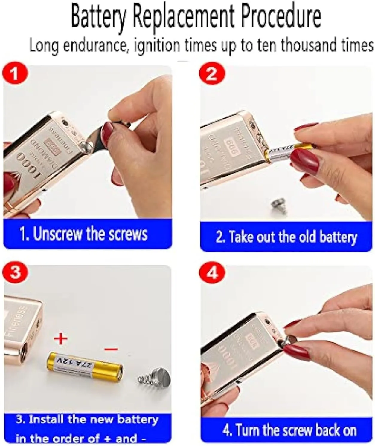 Flashlight Lighter, Butane Lighter, Windproof red Flame, Rechargeable Torch Lighter, Suitable for Candle Kitchen Barbecue Barbecue Camping Jewelry Welding Gifts (no Gas) (Color : A)