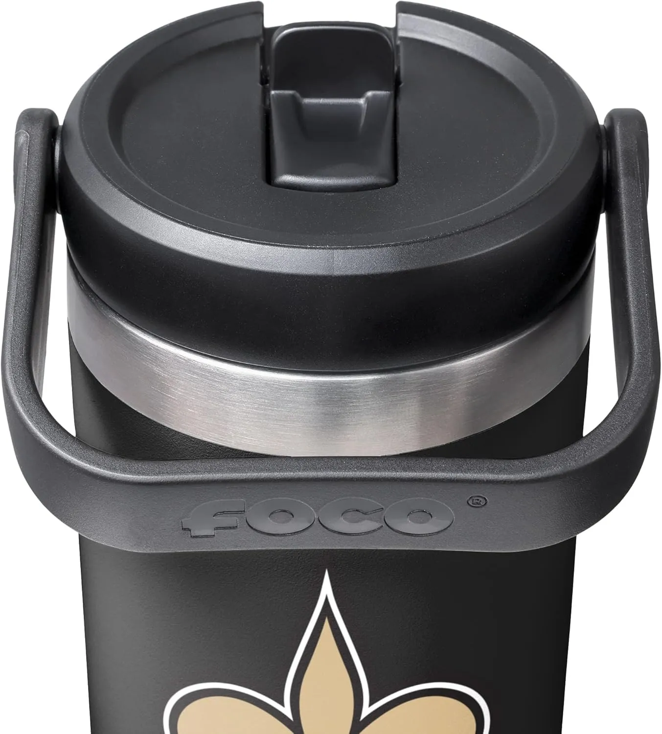 FOCO NFL Unisex-Adult NFL Team Logo Insulated Travel Mug 30oz Straw Tumbler
