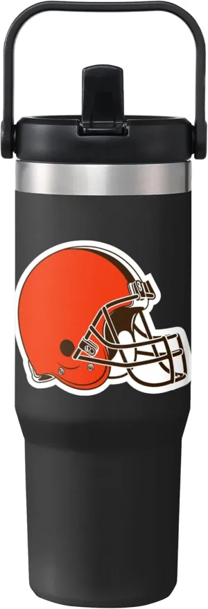 FOCO NFL Unisex-Adult NFL Team Logo Insulated Travel Mug 30oz Straw Tumbler