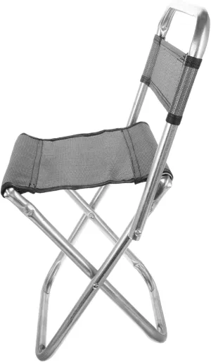 Foldable Fishing Chair Portable Outdoor Stool for Camping Travel Lightweight Mesh Design High Weight Capacity for Fishing Sports Events and Gardens
