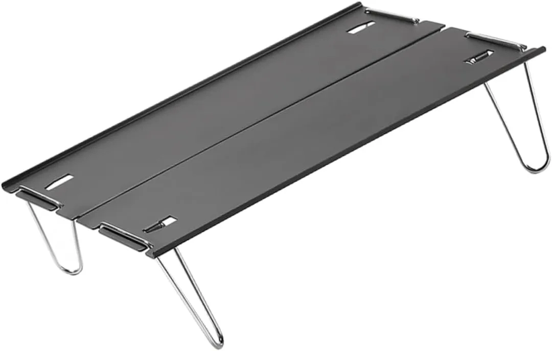 Foldable Picnic Desk Detachable Outdoor Tea Table Aluminum Lightweight Easy to Carry