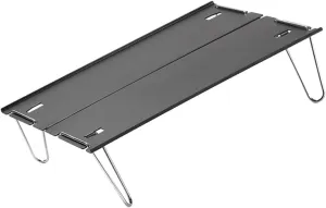 Foldable Picnic Desk Detachable Outdoor Tea Table Aluminum Lightweight Easy to Carry