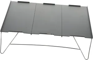 Folding Aluminum Picnic Table Lightweight Portable Camping Desk for Outdoor Use for Travel Barbecue Beach and Picnics
