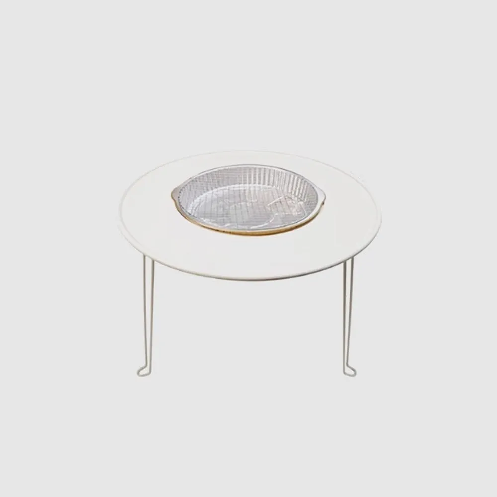 Folding and Washable BBQ Grill Table Portable Picnic Table Lightweight and Practical Patio Table for Outdoor Barbecue Camping