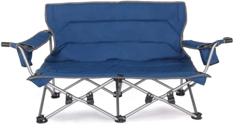 Folding Camp Chair Portable Double Director's Chair Folding Breathable Mesh Aluminum Camping Fishing Garden Chair Folding Chair,Sunlounger