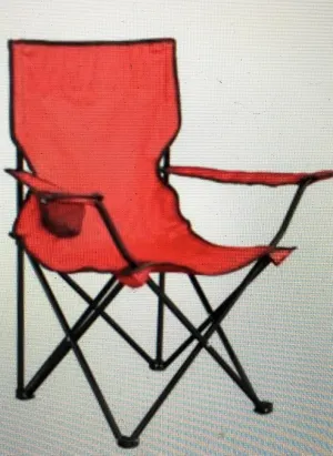 Folding Camping Chair, Portable Carry Bag for Storage and Travel, Best Durable Outdoor Quad Beach Chairs, Comfortable Arms, Space Saving, Lightweight Great for Transport